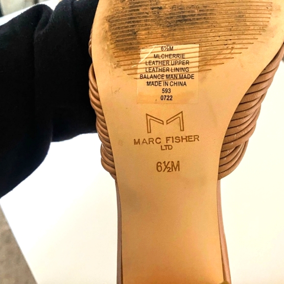 Marc Fisher Cherrie Sandal Sz 6.5 EUC - Picture 3 of 4